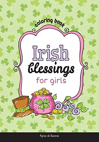 Irish Blessings for Girls: Coloring Book von Kidible